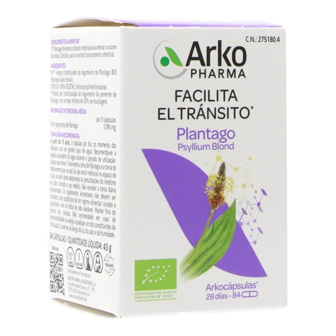 Arkopharma Arkocápsulas Plantago Bio 84 cápsulas