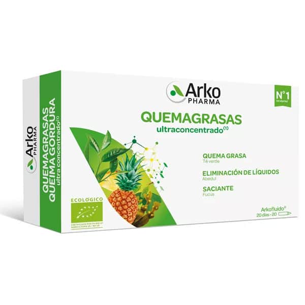 Arkopharma Arkofluido Quemagrasa 20 ampollas x 15ml