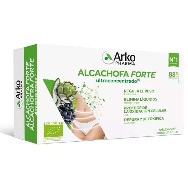 Arkopharma Arkofluido Alcachofa Forte 20 ampollas 15ml