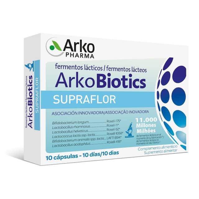 Arkopharma Arkobiotics Supraflor adultos 10 cápsulas