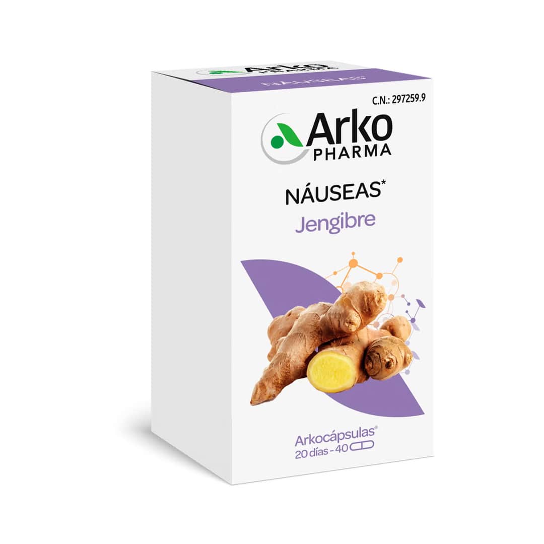 Arkopharma Arkocápsulas Jengibre 40 capsulas