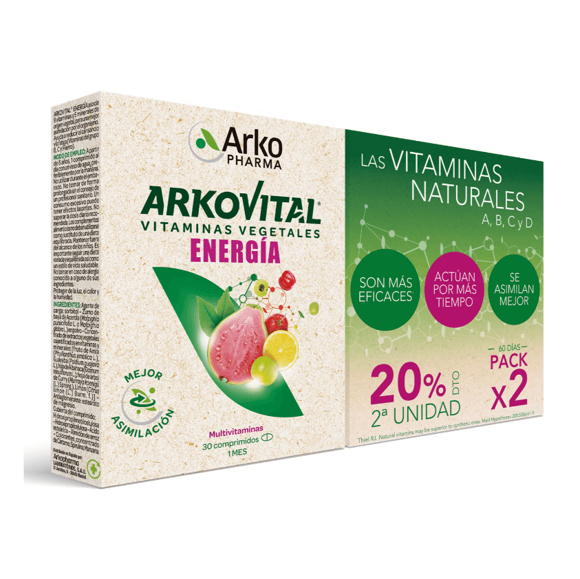 Arkopharma Arkovital Energía 2 x 30 comprimidos