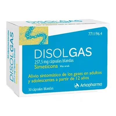 Arkopharma Disolgas 257,5 mg 32 cápsulas blandas