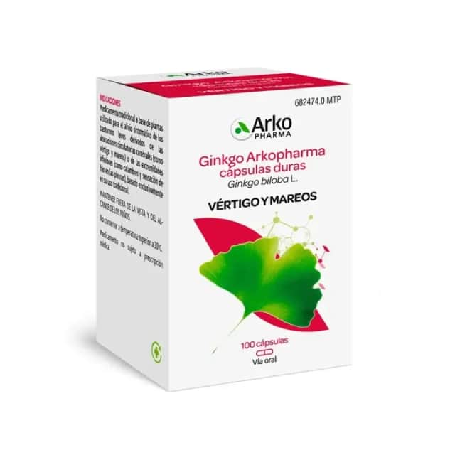 Arkopharma Ginkgo 180 mg 100 cápsulas