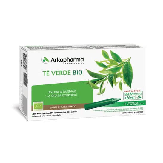 Arkopharma Té Verde Bio 20 ampollas