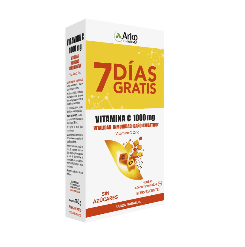 Arkopharma Vitamina C 1000 mg 40 comprimidos efervescentes