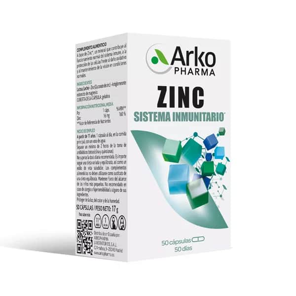 Arkopharma Zinc 50 Capsulas