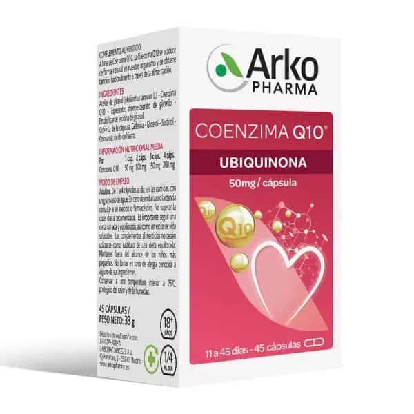 Arkopharma Coenzima Q10 45 cápsulas