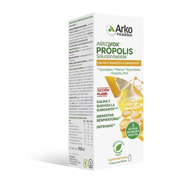 Arkopharma Arkovox Própolis Solución Bebible Sabor Menta 140ml