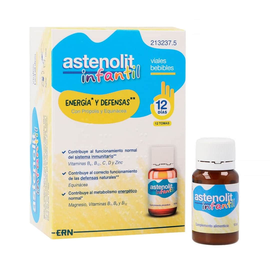 Astenolit Infantil 12 viales 10ml