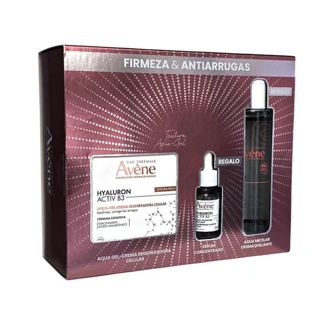 Avene Hyaluron Activ B3 Pack Aqua Gel Crema Regeneradora Celular 50ml + Sérum Concentrado 10ml + Agua Micelar Desmaquillante 100m
