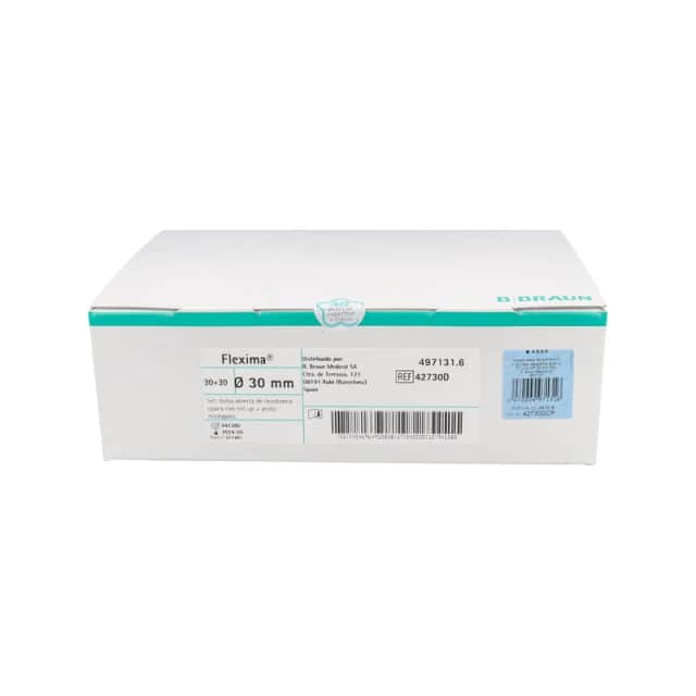 Bolsas de ileostomía de resina sintética con microporo y filtro Flexima abierta, sistema con flujo opaca (30 mm, 30 unidades)