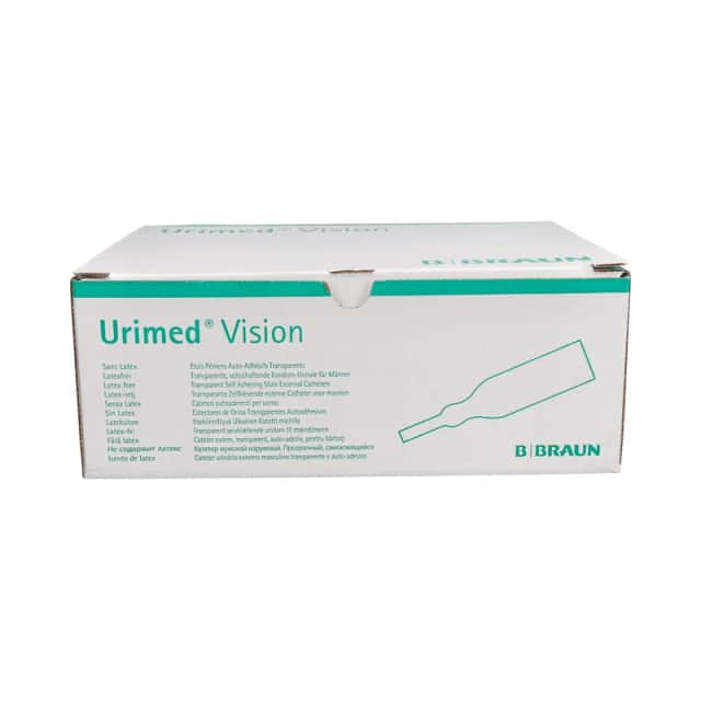 Colector para bolsa de recogida de orina autoadhesivo Urimed Vision Standard (41 mm, 30 unidades)