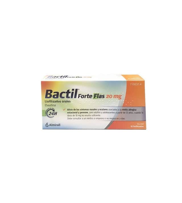 Bactil Almirall Flas 20mg 10 Comprimidos