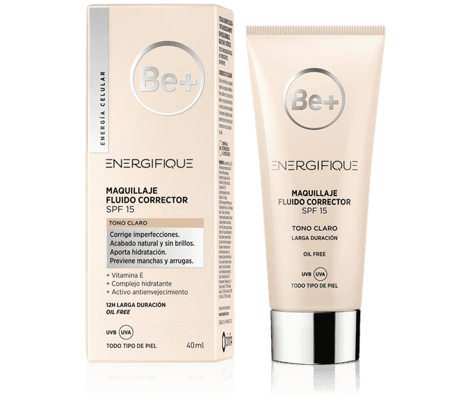 Be+ Maquillaje Fluido Corrector SPF15 Tono Claro 40ml