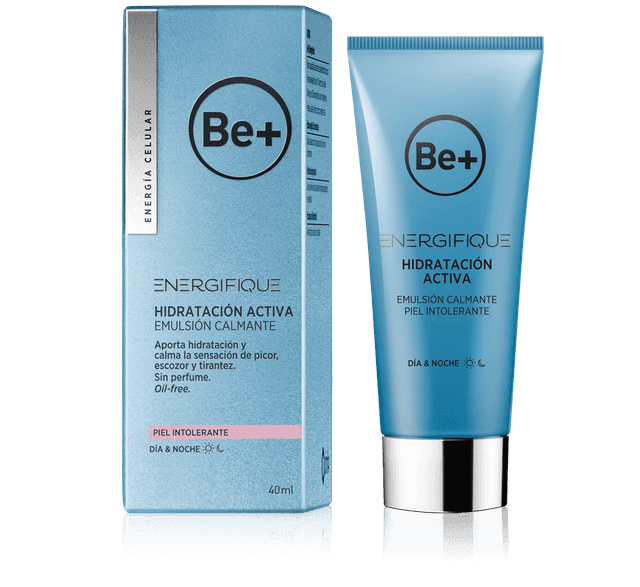 Be+ Energifique Hidratación Activa Desensibilizante Emulsión Calmante 40ml