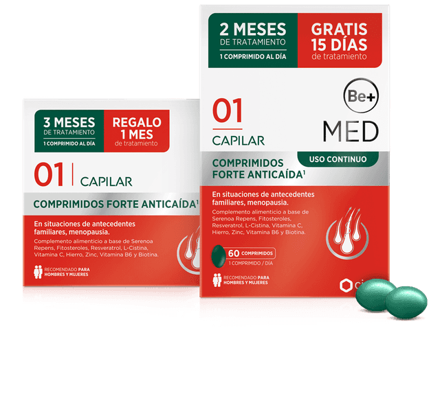 Be+ Med Capilar Anticaída Uso Continuo Forte 60 comprimidos