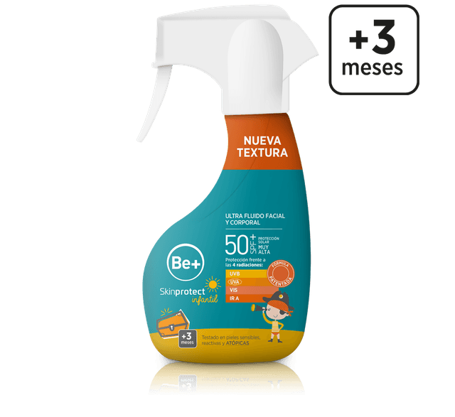 Be+ Skinprotect Infantil Ultra Fluido SPF50+ 250ml