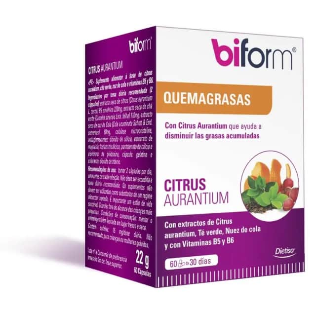Biform Quemagrasas Citrus Aurantium 60 cápsulas