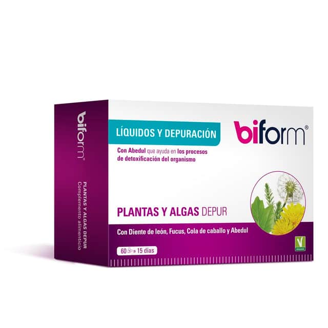 Biform Drenante Plantas y Algas 60 cápsulas