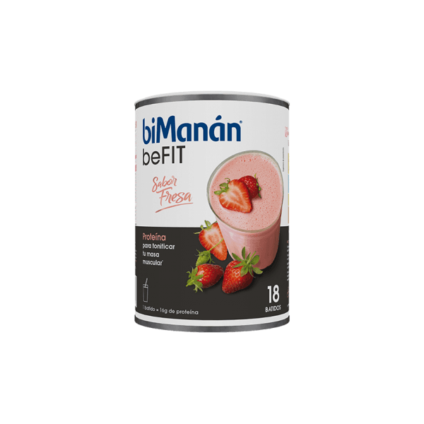 biManán BeFit Batido Fresa 540g