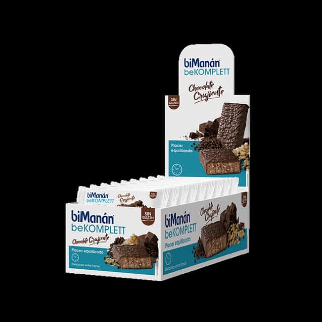 biManán Komplett Barritas Chocolate Crujiente 20 unidades