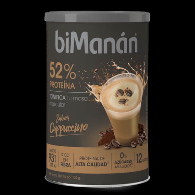 biManán Batido Proteína sabor Cappuccino 12 unidades