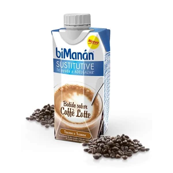 biManán Sustitutive Batido Sabor Caffé Latte 330ml