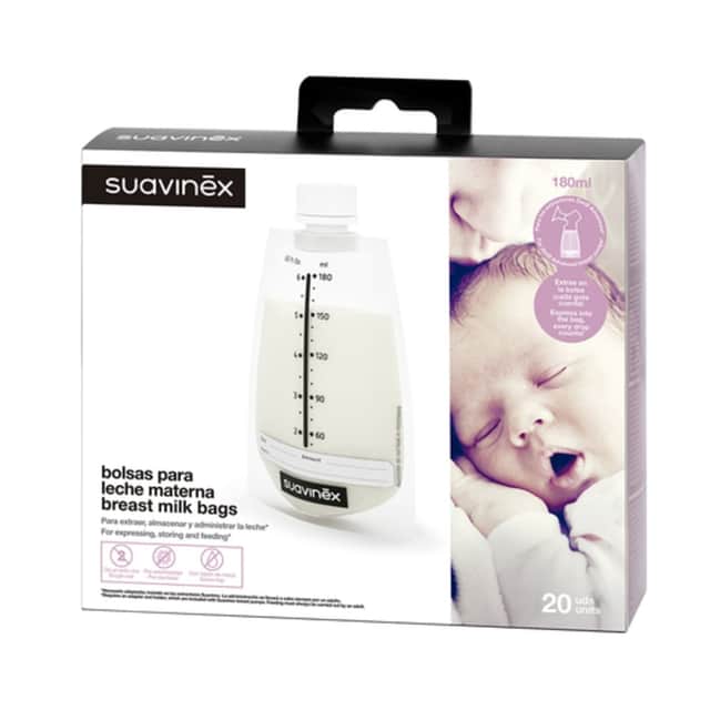 Suavinex Bolsas Leche Materna 20 Unidades 180ml