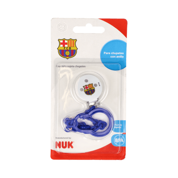 Nuk Cadenita Sujeta Chupetes FC Barcelona 1 unidad
