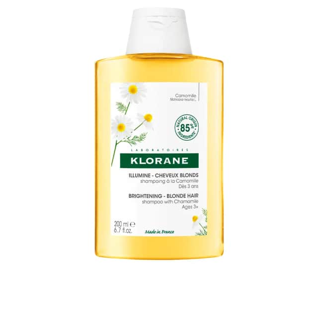 Champú Camomila Klorane 200ml - Ilumina cabellos rubios