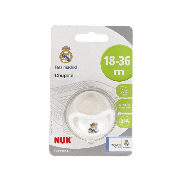 Nuk Chupete Silicona Real Madrid 18- 36M