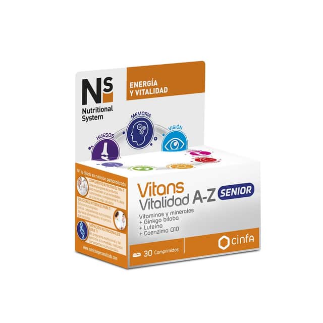 Cinfa Vitans Vitalidad A-Z Senior 30 comprimidos