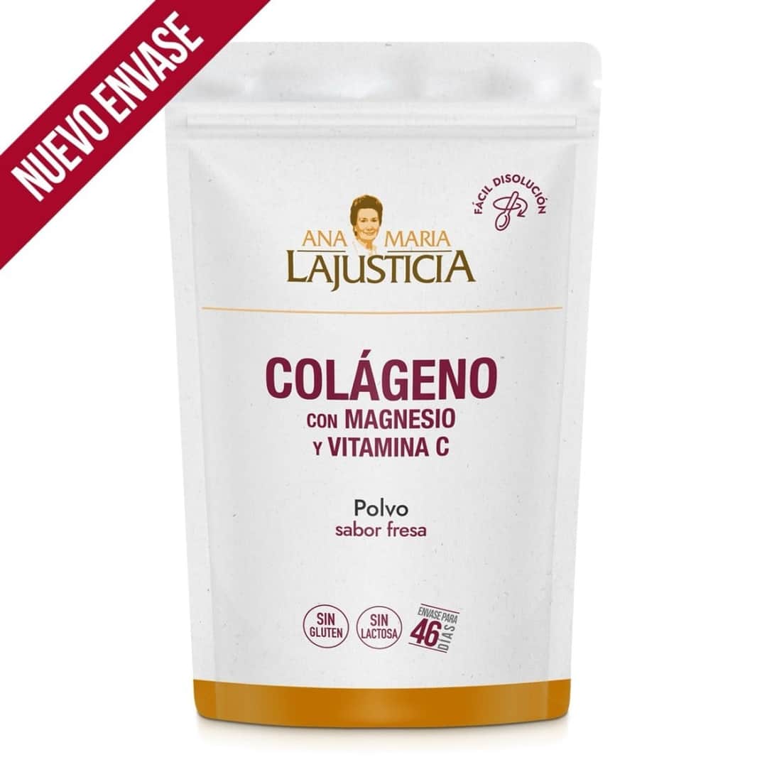 Ana María Lajusticia Colágeno con magnesio y vitamina C sabor fresa 350g
