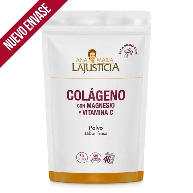Ana María Lajusticia Colágeno con magnesio y vitamina C sabor fresa 350g