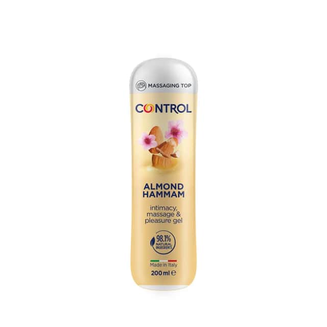 Control Almond Hammam Gel de Masaje 3 en 1 Aroma Leche de Almendras 200ml