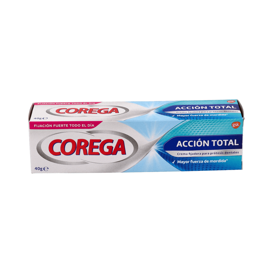 Corega Acción Total Crema Fijadora 40g
