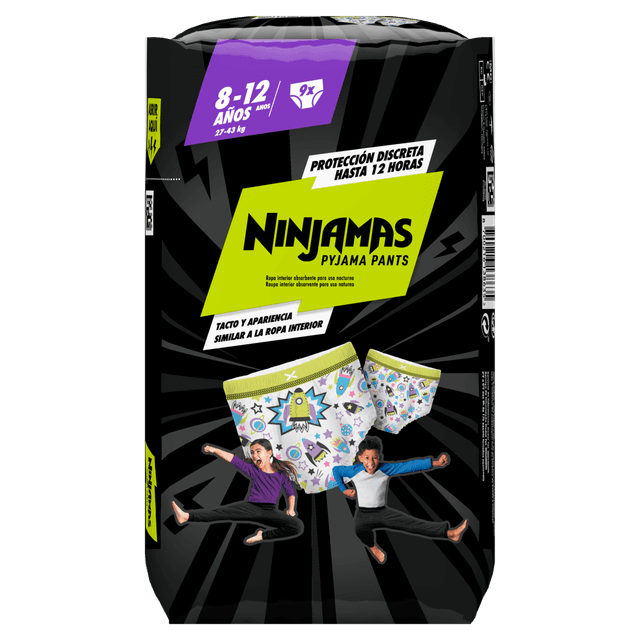 Dodot Ninjamas T8 27-43KG 9 unidades