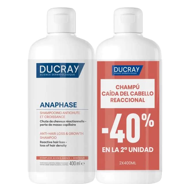 Ducray Anaphase Reactive Champú Duplo 2x400ml