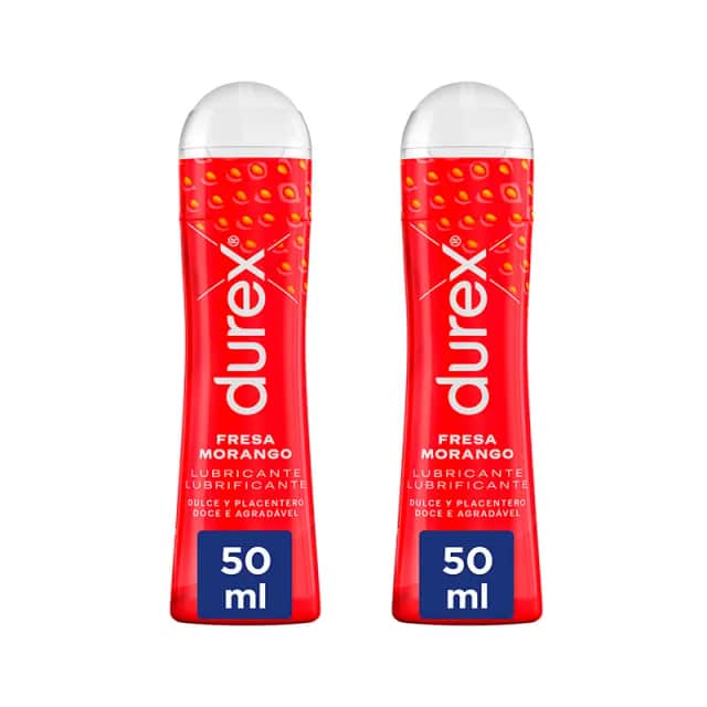 Durex Fresa Lubricante Íntimo Fresa Pack Duplo 2x50ml