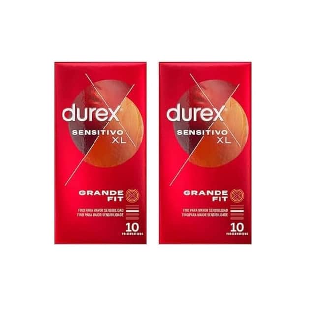 Durex Sensitivo XL Preservativos Pack Duplo 2x10 unidades