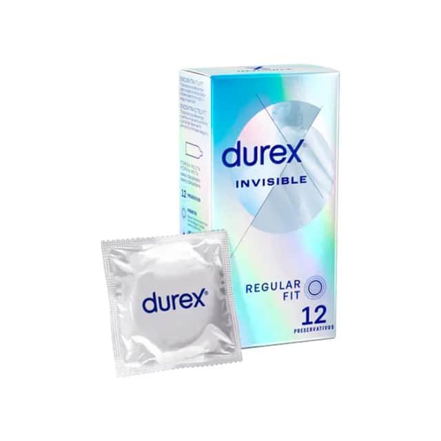 Durex Invisible Preservativos 12 unidades