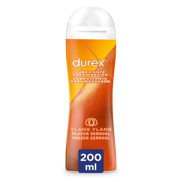 Durex Massage 2 en 1 Gel de Masaje Sensual con Ylang Ylang 200 ml