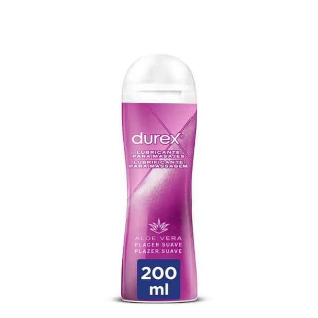 Durex Massage 2 en 1 Gel de Masaje y Lubricante con Aloe Vera 200ml