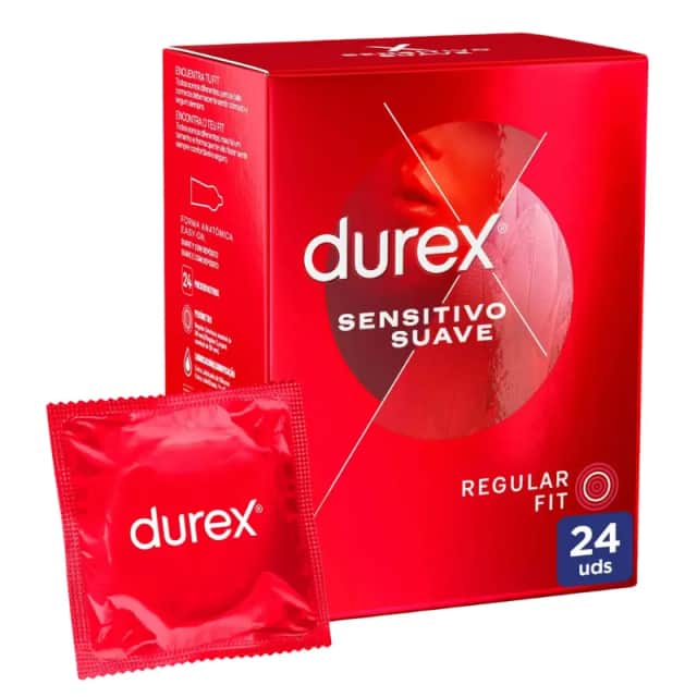 Durex Sensitivo Suave Preservativos 24 unidades