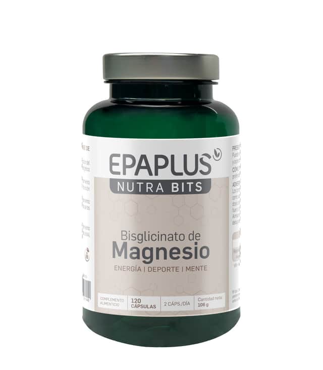 Epaplus Nutra Bits Bisglicinato de Magnesio 120 cápsulas