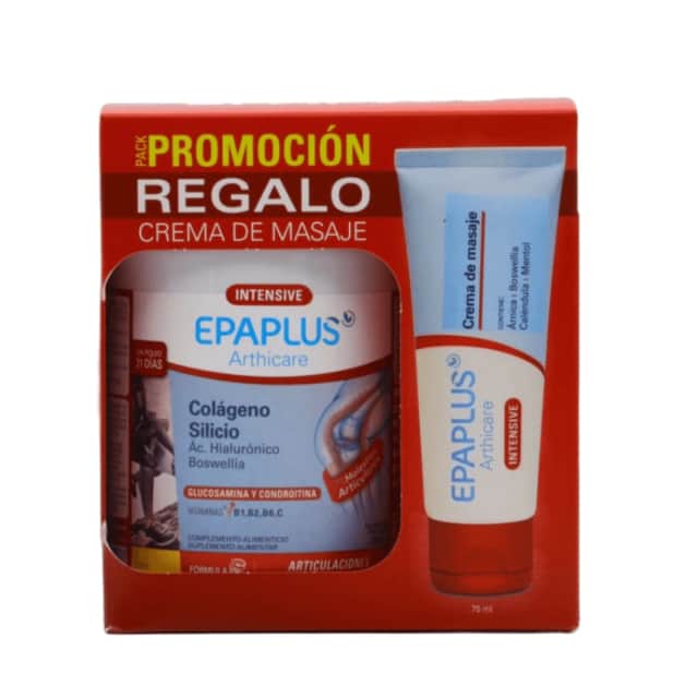 Epaplus Pack Intensive Arthicare Polvo Para 21 Días + Crema De Masaje 75ml