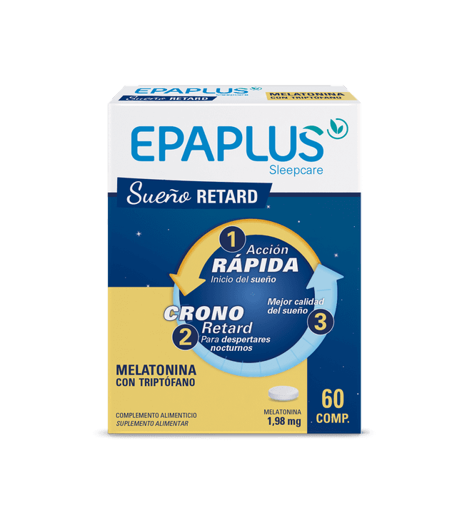 Epaplus Sleepcare Melatonina/Triptófano 60 comprimidos