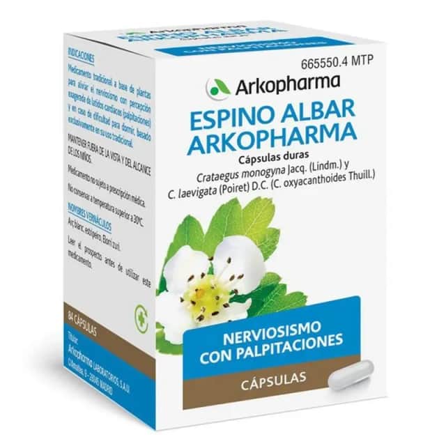 Arkopharma Espino Albar 350mg 84 cápsulas