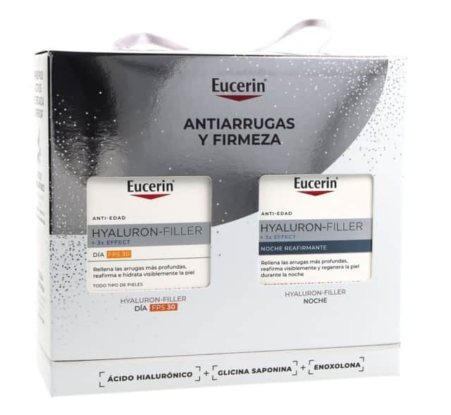 Eucerin Lote Hyaluron-Filler Estuche Crema de Día y Noche para Piel Seca